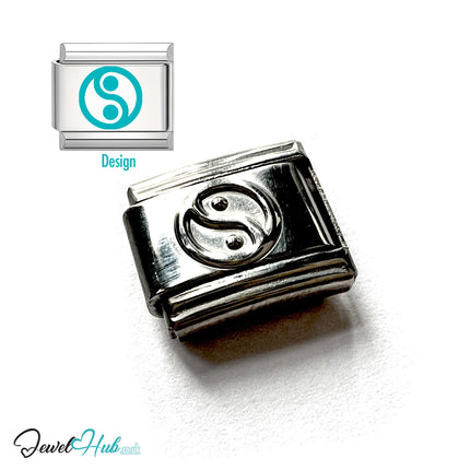 Italian Bracelet – FortunaLink™ Silver Stainless Steel Charm JewelHub