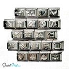 Italian Bracelet – FortunaLink™ Silver Stainless Steel Charm JewelHub