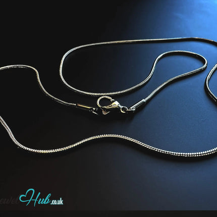 🐍 Stainless Steel Snake Chain Necklace – Sleek Minimalist Layers | 1.2mm Width CT
