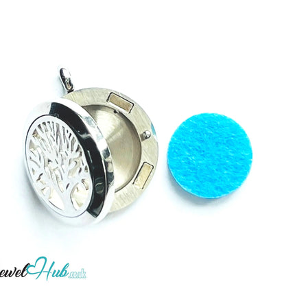🌳 Tree of Serenity – Stainless Steel Aromatherapy Pendant for Inner Calm CT