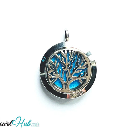 🌳 Tree of Serenity – Stainless Steel Aromatherapy Pendant for Inner Calm CT