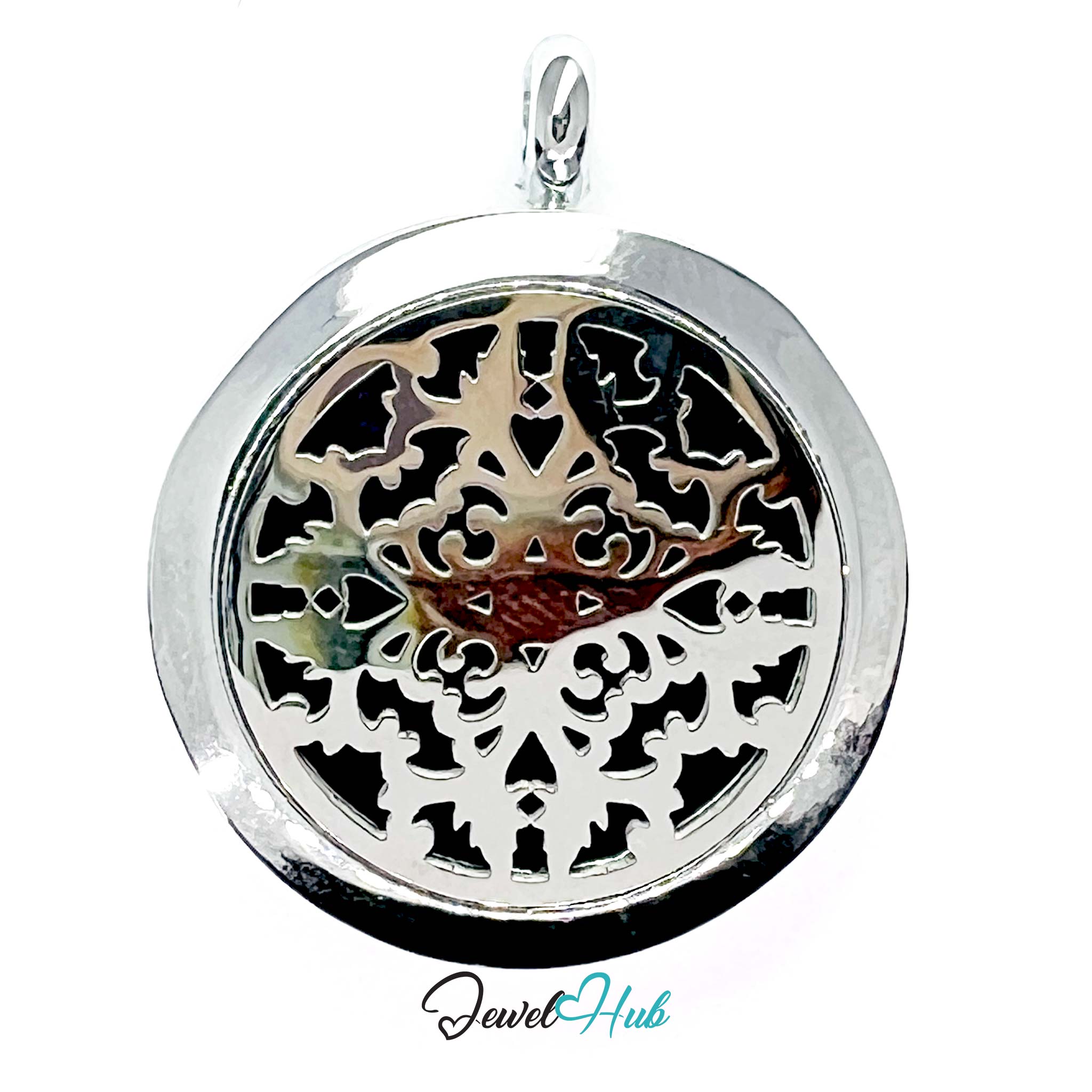 Stainless Steel Aromatherapy Pendant – Petal Radiance for Grace