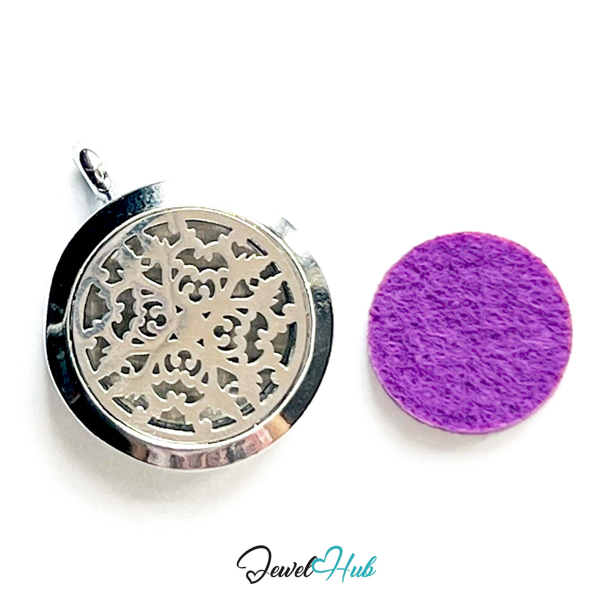 Stainless Steel Aromatherapy Pendant – Petal Radiance for Grace