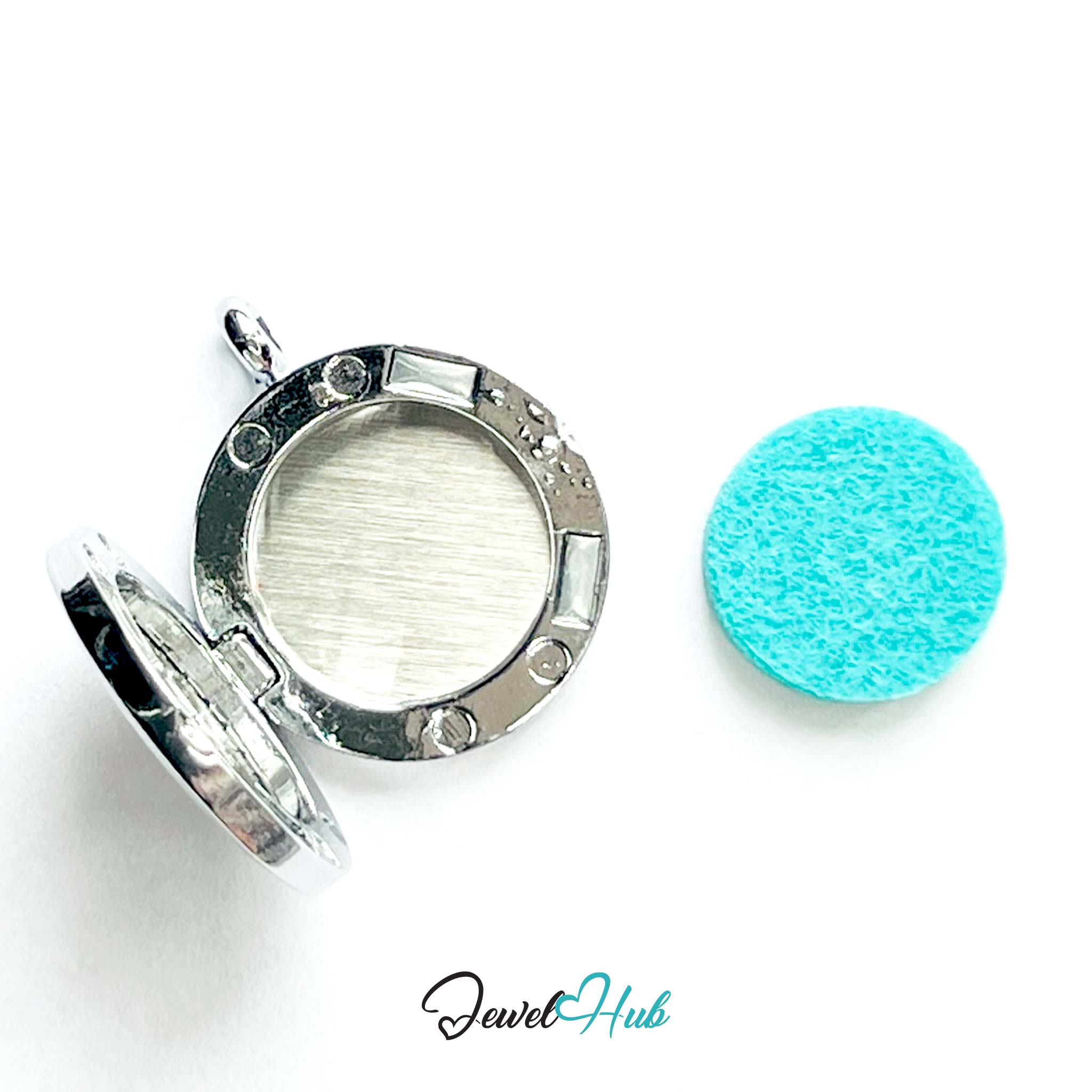 Stainless Steel Aromatherapy Pendant – Mandala Bloom for Peace