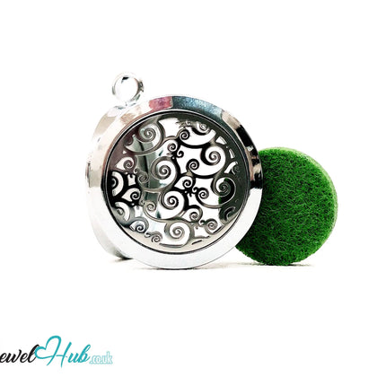 🌪️ Ocean Spiral – Stainless Steel Aromatherapy Pendant for Flow & Emotional Clarity CT