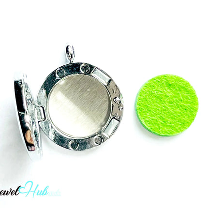 ⭐ Heart & Star – Stainless Steel Aromatherapy Pendant for Dreams & Devotion CT