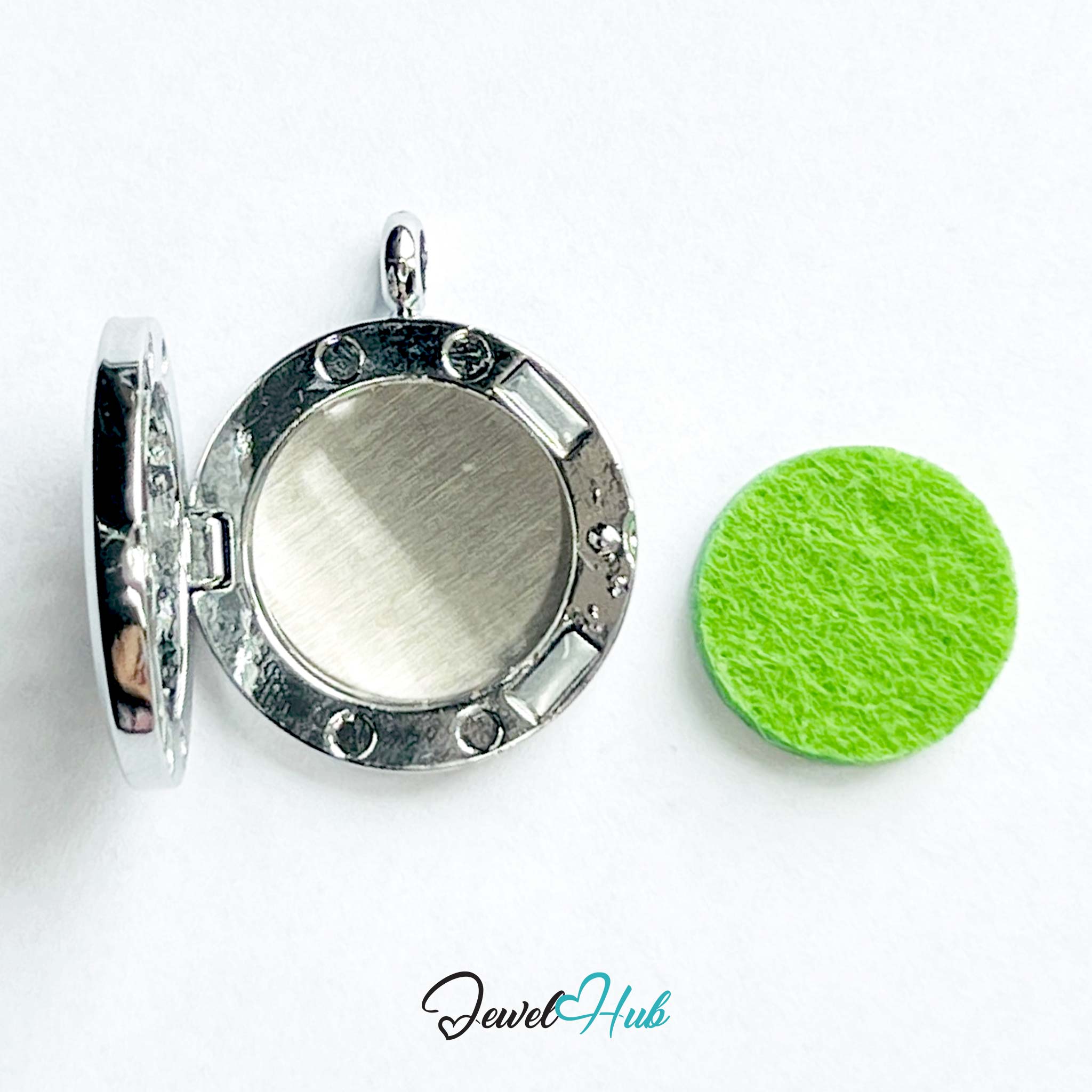 Stainless Steel Aromatherapy Pendant – Heart & Star for Dreams