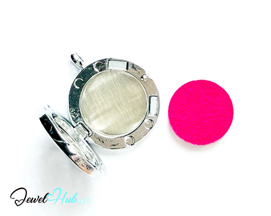 💖 Laced Heart – Stainless Steel Aromatherapy Pendant for Compassion & Emotional Warmth CT