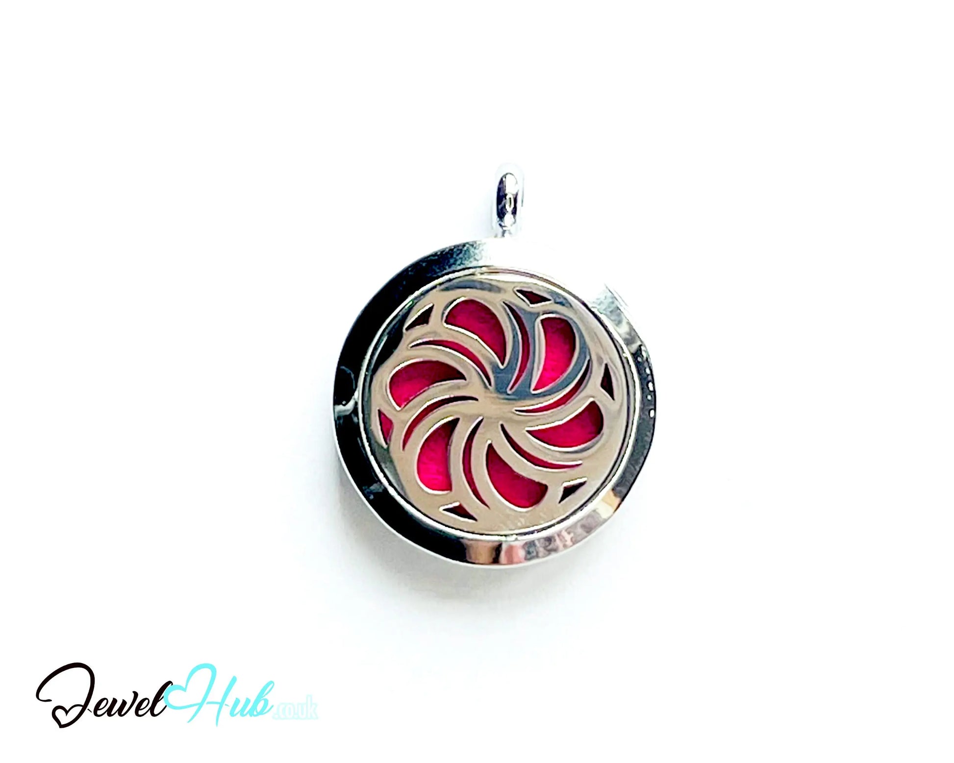 💖 Laced Heart – Stainless Steel Aromatherapy Pendant for Compassion & Emotional Warmth CT