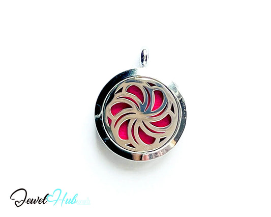 💖 Laced Heart – Stainless Steel Aromatherapy Pendant for Compassion & Emotional Warmth CT