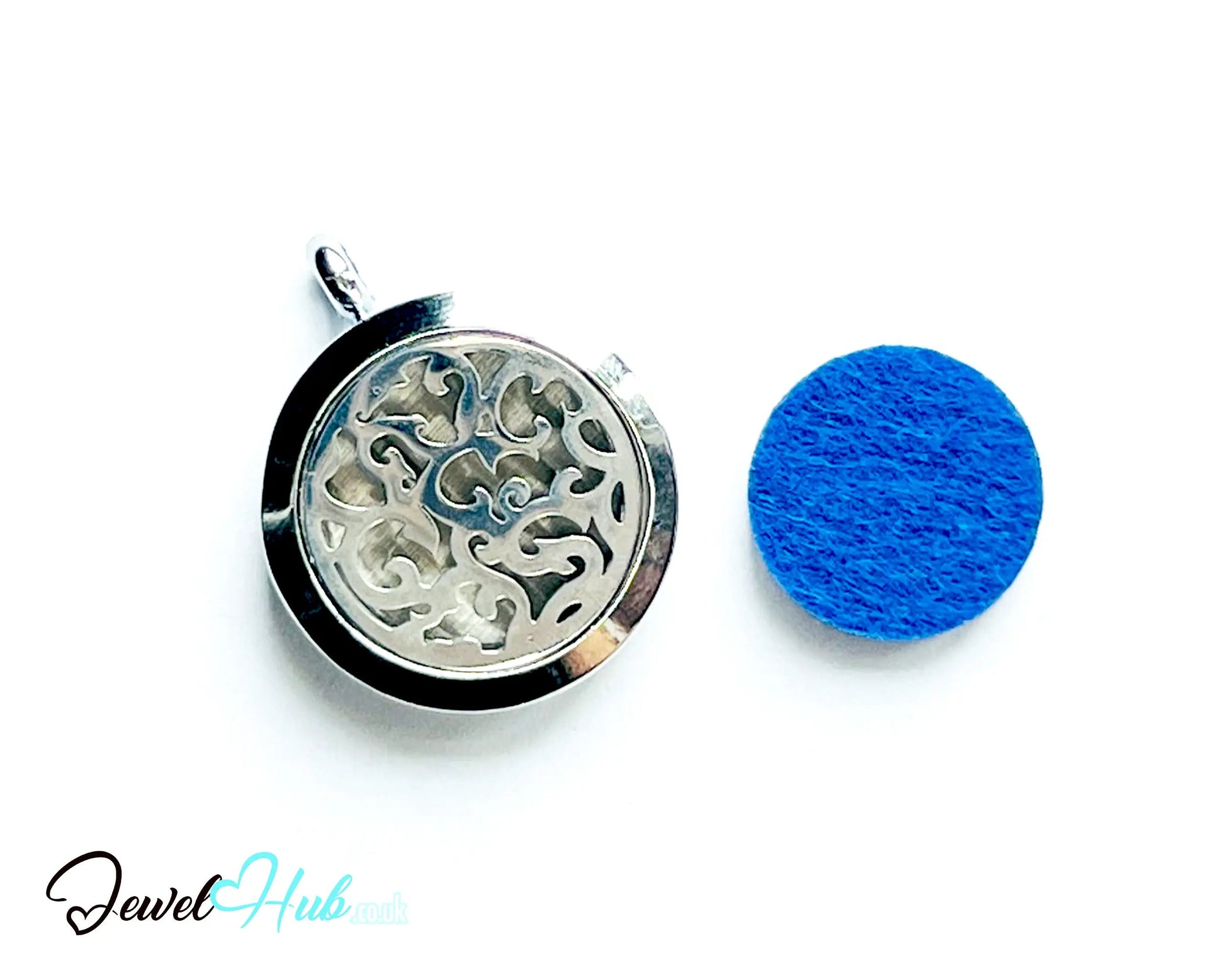 🌀 Lotus Drift – Stainless Steel Aromatherapy Pendant for Calm & Centering CT