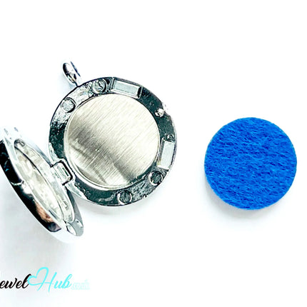 🌀 Lotus Drift – Stainless Steel Aromatherapy Pendant for Calm & Centering CT