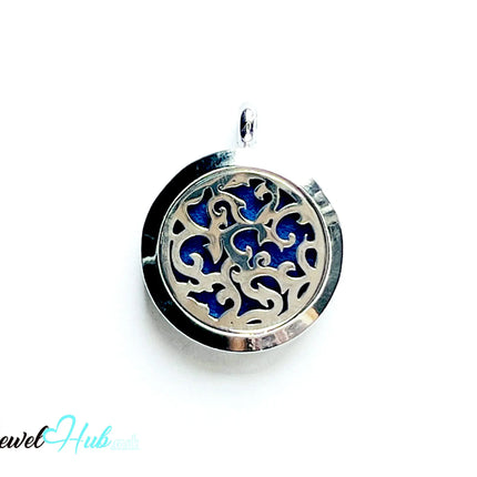 🌀 Lotus Drift – Stainless Steel Aromatherapy Pendant for Calm & Centering CT