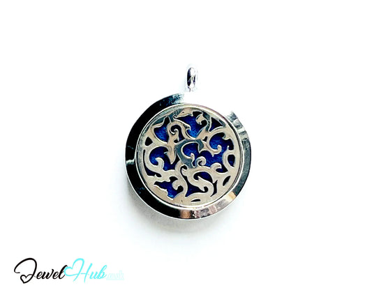 🌀 Lotus Drift – Stainless Steel Aromatherapy Pendant for Calm & Centering CT