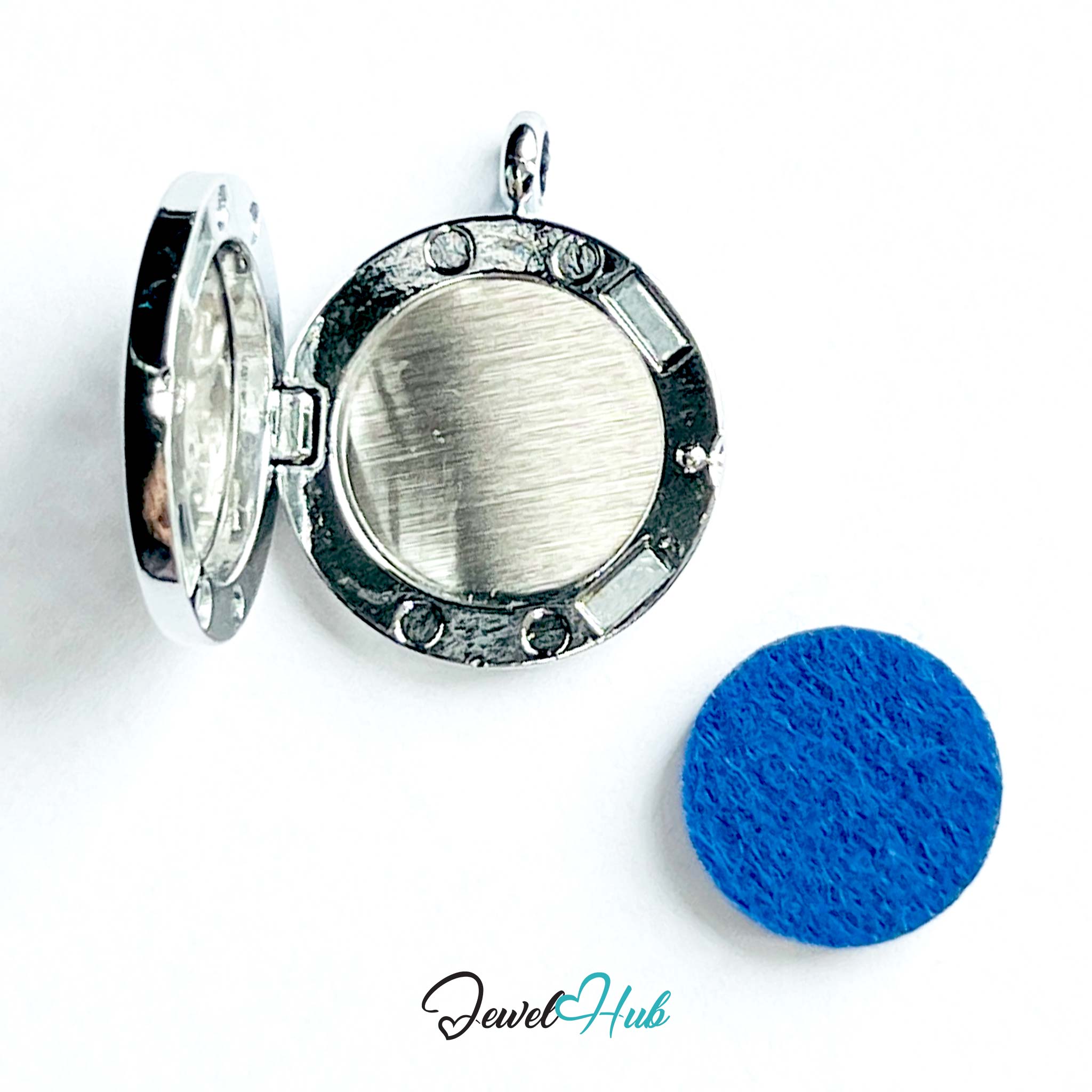Stainless Steel Aromatherapy Pendant – Branching Flow