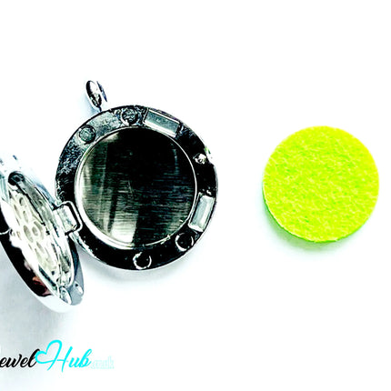 🌿 Celestial Bloom – Stainless Steel Aromatherapy Pendant for Harmony & Light CT