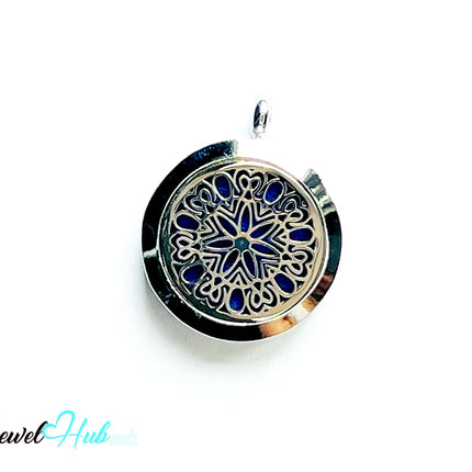 🌸 Tranquil Mandala – Stainless Steel Aromatherapy Pendant for Peace & Clarity CT