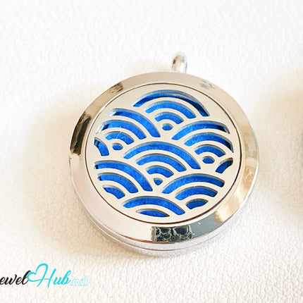 🌊 Verdant Flow – Stainless Steel Aromatherapy Pendant for Renewal & Breathwork CT