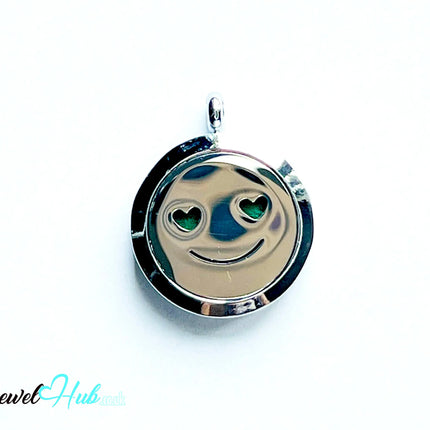 😄 Smiley Cool v2 – Stainless Steel Aromatherapy Pendant for Mood & Mini Wins CT