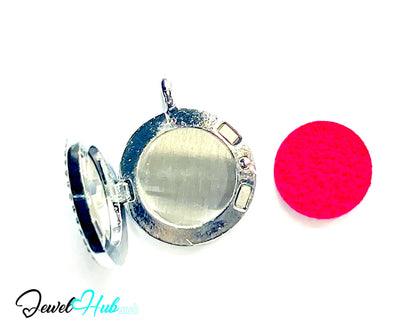✝️ Crystal Cross – Stainless Steel Aromatherapy Pendant for Peace & Presence CT