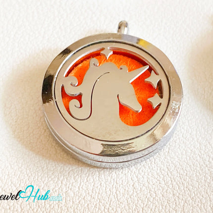 🦄 Unicorn Dreams – Stainless Steel Aromatherapy Pendant for Imagination & Self-Love CT