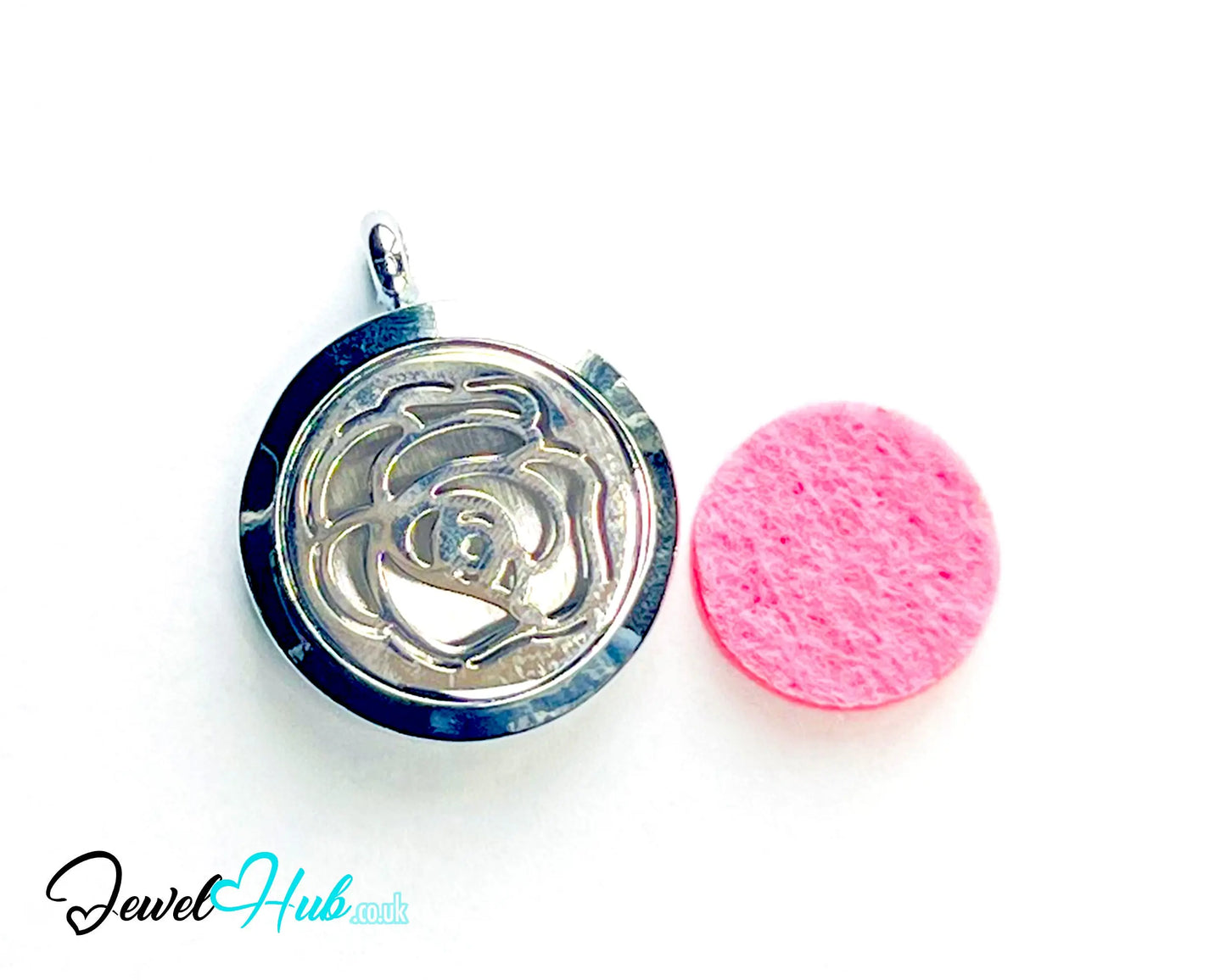 🌹 Petal Whisper – Stainless Steel Aromatherapy Pendant for Love & Self-Care CT