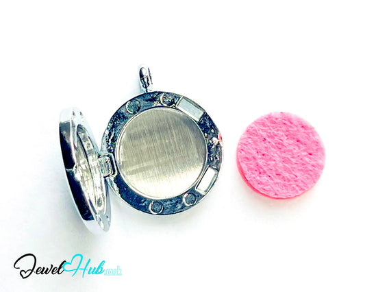 🌹 Petal Whisper – Stainless Steel Aromatherapy Pendant for Love & Self-Care CT