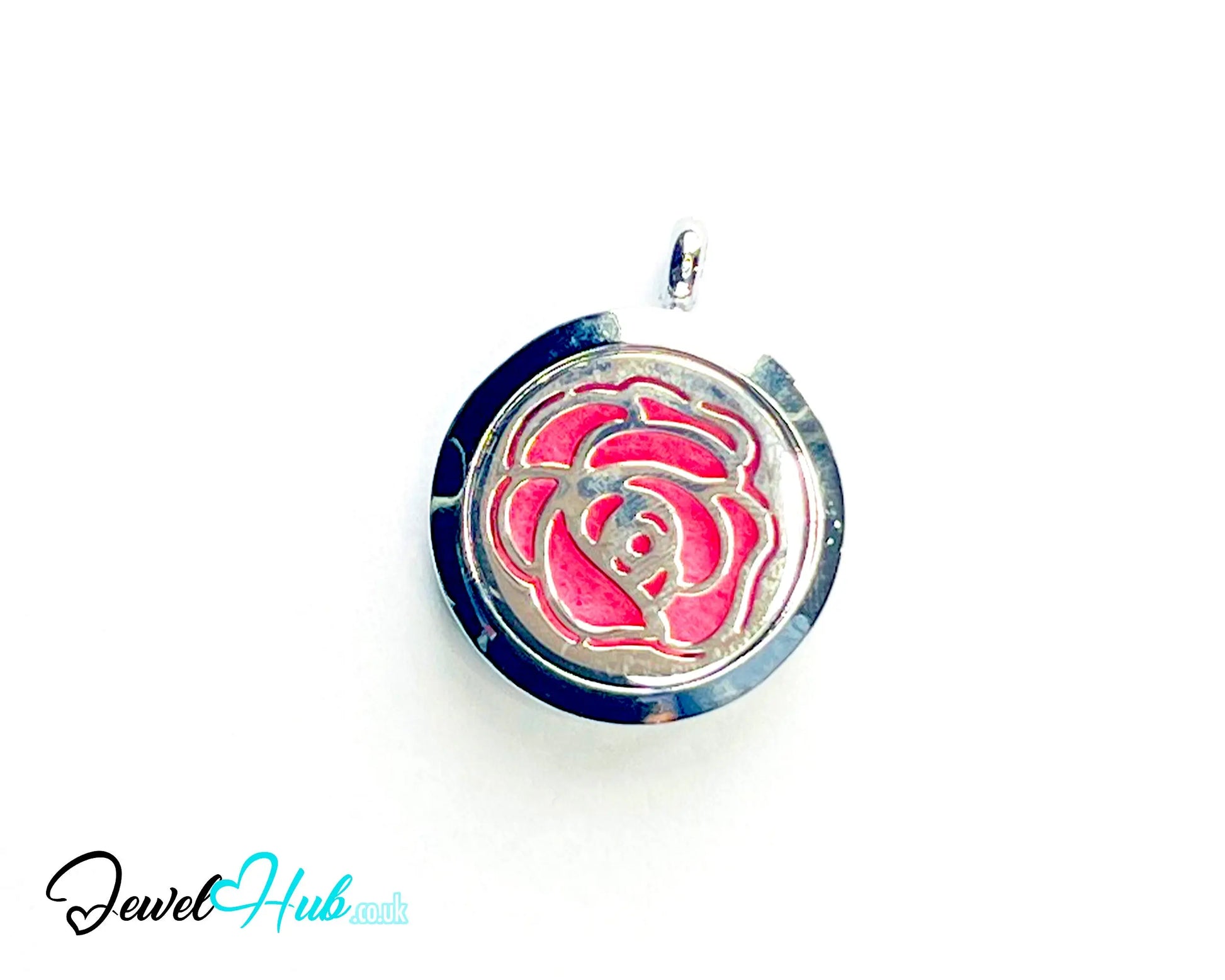 🌹 Petal Whisper – Stainless Steel Aromatherapy Pendant for Love & Self-Care CT