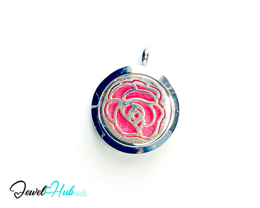 🌹 Petal Whisper – Stainless Steel Aromatherapy Pendant for Love & Self-Care CT