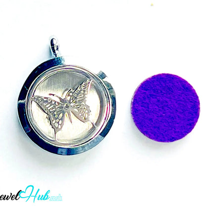 🦋 Luna Wing – Stainless Steel Aromatherapy Pendant for Growth & Good Vibes CT