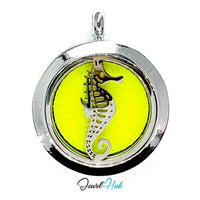 Stainless Steel Aromatherapy Pendant – Seahor