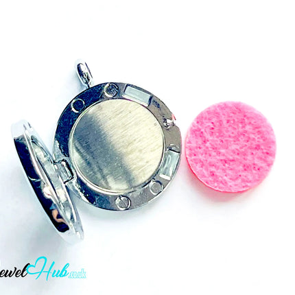 🎄 Festive Forest – Stainless Steel Aromatherapy Pendant for Yuletide Cheer & Calm CT
