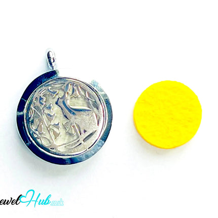 🐱 Kindred Cat – Stainless Steel Aromatherapy Pendant for Presence & Curiosity CT
