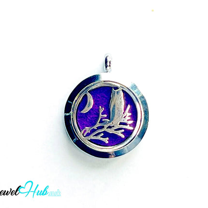 🦉 Moonlight Owl – Stainless Steel Aromatherapy Pendant for Wisdom & Calm CT