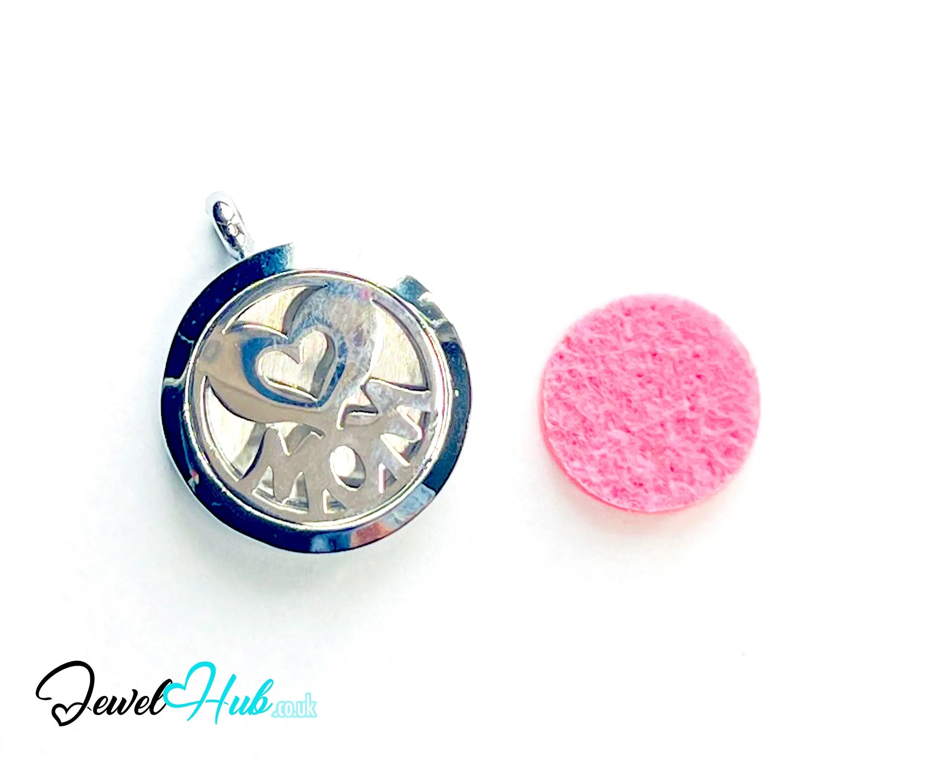 💖 Heart of Mum – Stainless Steel Aromatherapy Pendant for Love & Appreciation CT