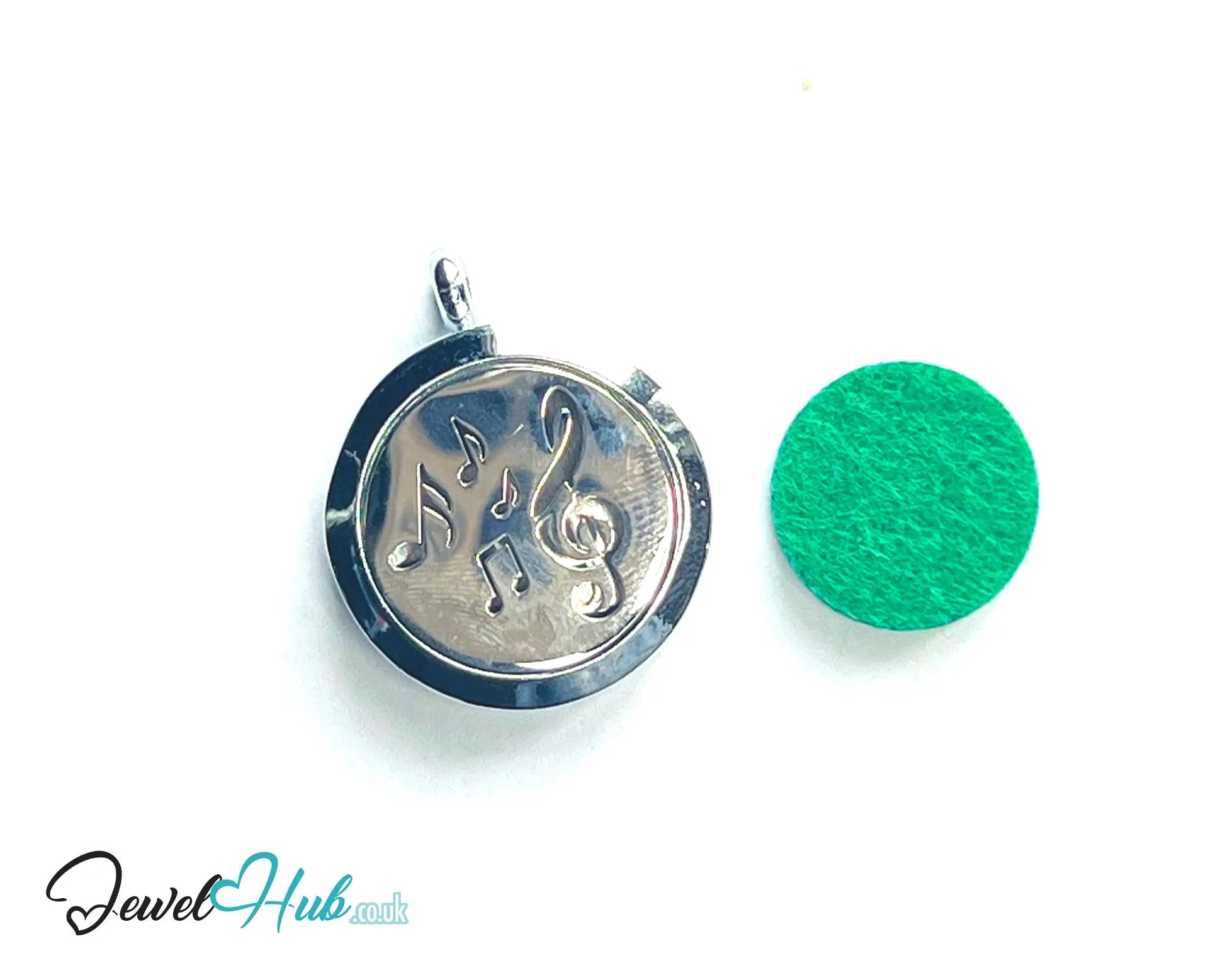 🎶 Melody Calm – Stainless Steel Aromatherapy Pendant for Harmony & Clarity CT