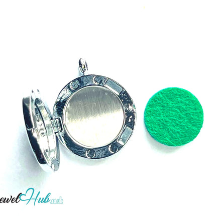 🎶 Melody Calm – Stainless Steel Aromatherapy Pendant for Harmony & Clarity CT