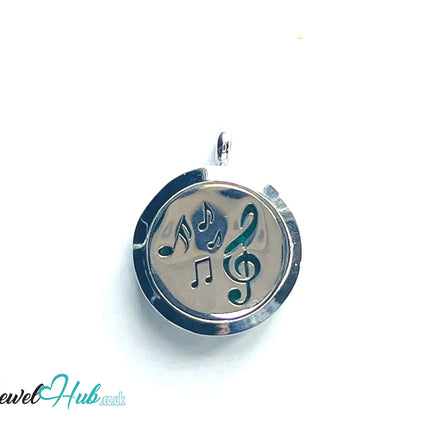 🎶 Melody Calm – Stainless Steel Aromatherapy Pendant for Harmony & Clarity CT