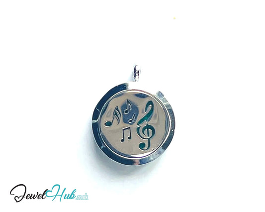 🎶 Melody Calm – Stainless Steel Aromatherapy Pendant for Harmony & Clarity CT