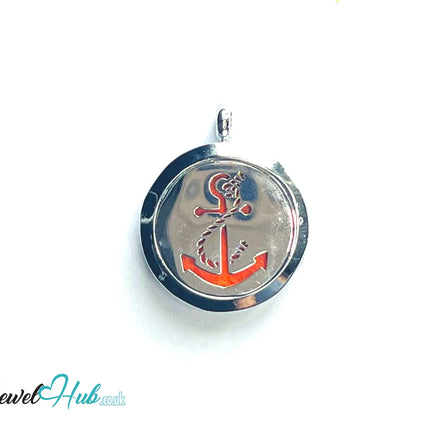 ⚓ Anchor Spirit – Stainless Steel Aromatherapy Pendant for Strength & Stillness CT
