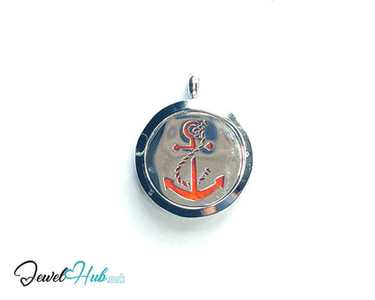 ⚓ Anchor Spirit – Stainless Steel Aromatherapy Pendant for Strength & Stillness CT