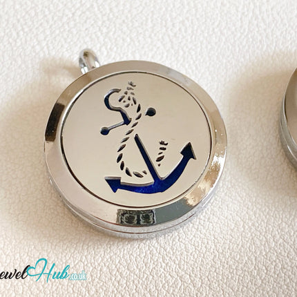 ⚓ Anchor Spirit – Stainless Steel Aromatherapy Pendant for Strength & Stillness CT