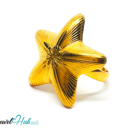 Starform Gold Plated ⭐ Star Ring · Zinc Alloy · UK M · US 7 · Celestial Statement CA