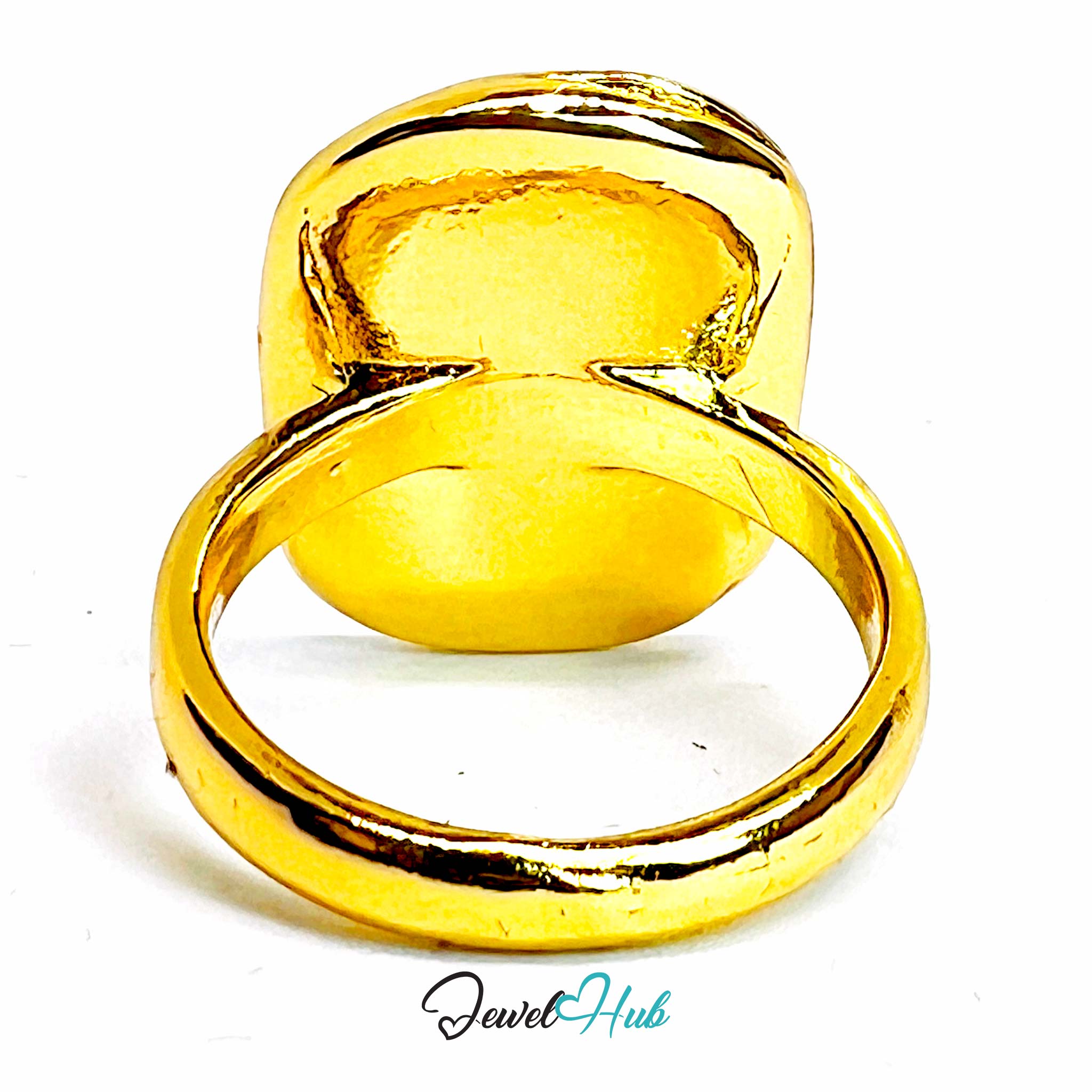 Spiral Multi-Band Gold-Plated Zinc Ring – Statement Wrap Design