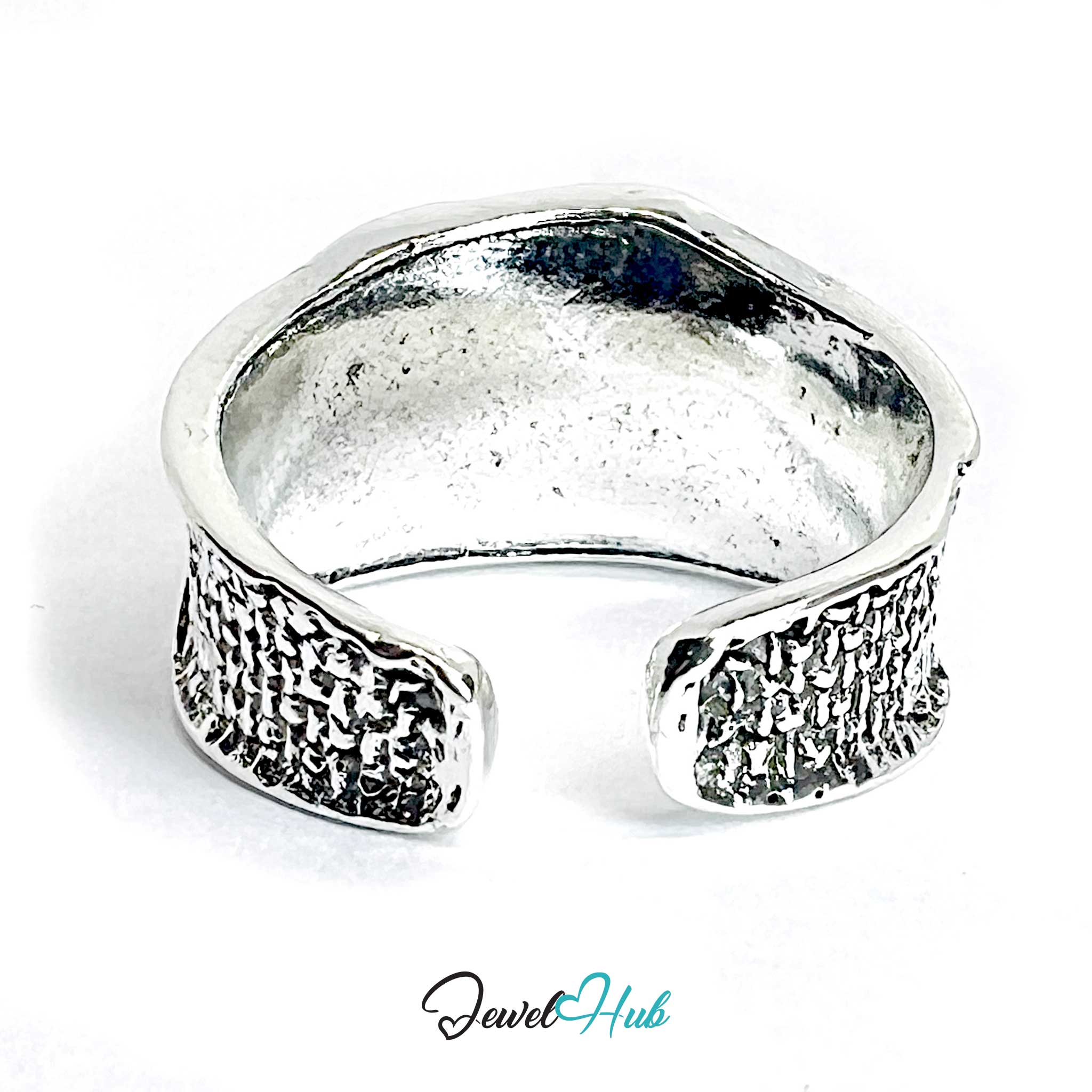 Zinc Alloy Silver‑Plated Punk Ring – Card Symbol of Risk & Rebellion