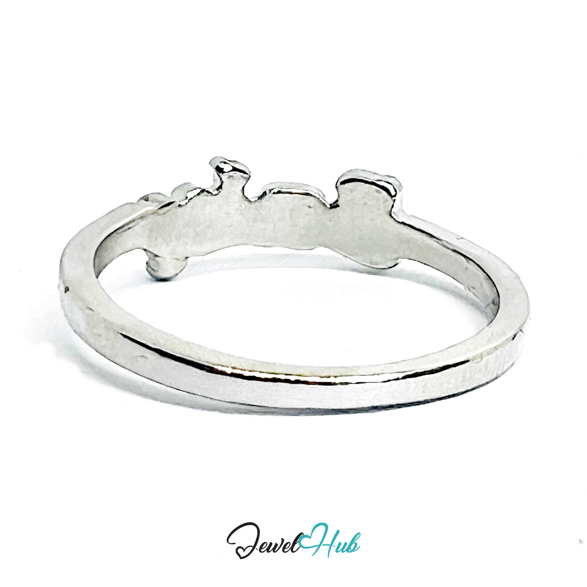 Baby Word Ring | Silver‑Tone Zinc Alloy Y2K Band