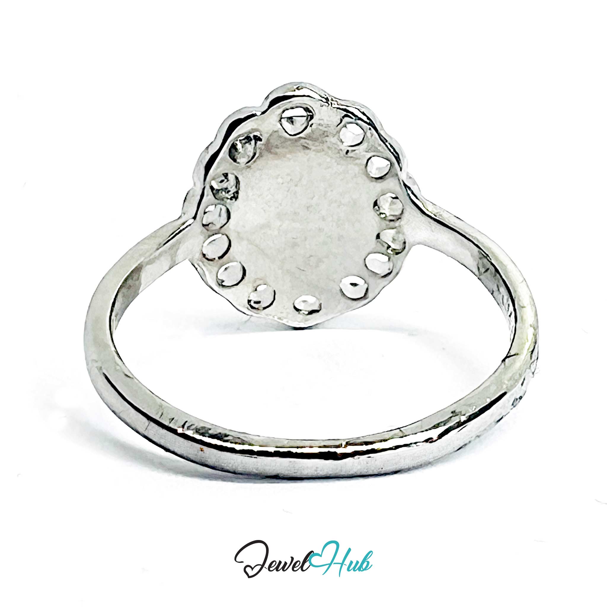 Miniature Icon Ring | Silver‑Tone Zinc Alloy Symbolic Band
