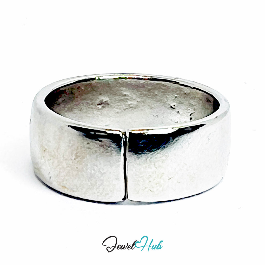 Silver-Plated Zinc Alloy Minimalist Open Ring – Quiet Geometric Accent