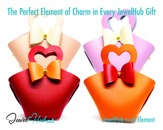 Faux Leather Bowtie Display Tote (Warm Colours collection) Home Décor & Jewellery Storage