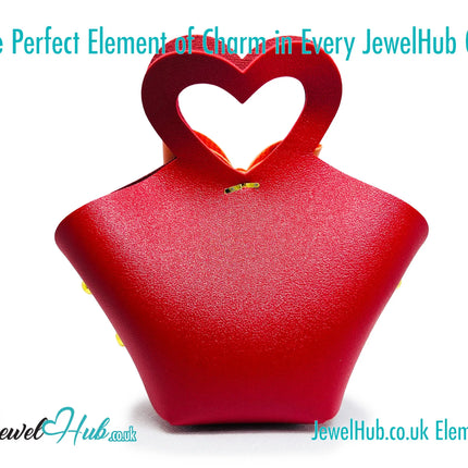 Faux Leather Bowtie Display Tote (Warm Colours collection) Home Décor & Jewellery Storage CT